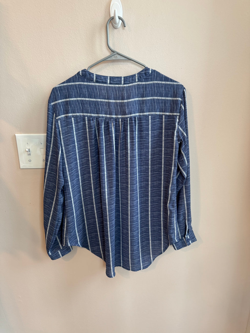 Blue button down