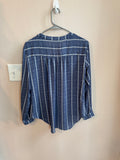 Blue button down
